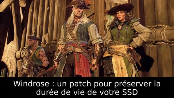 Windrose : un patch pour préserver la durée de vie de votre SSD