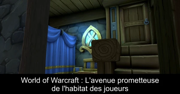 World of Warcraft : L'avenue prometteuse de l'habitat des joueurs