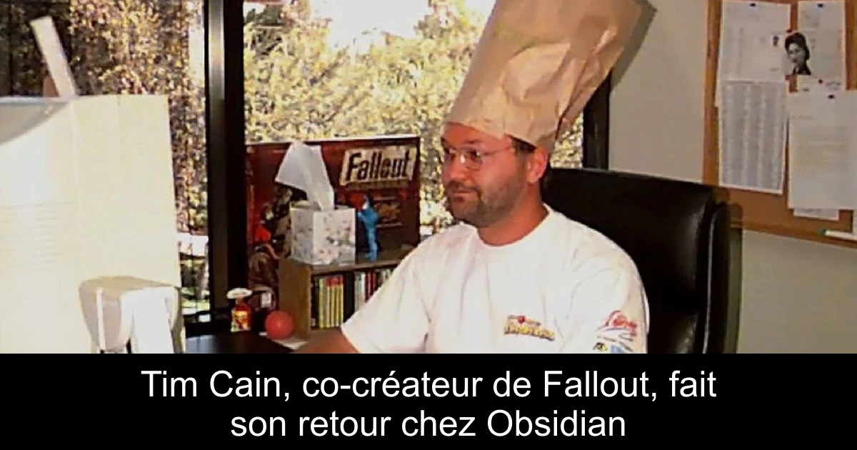 Tim Cain, co-créateur de Fallout, fait son retour chez Obsidian