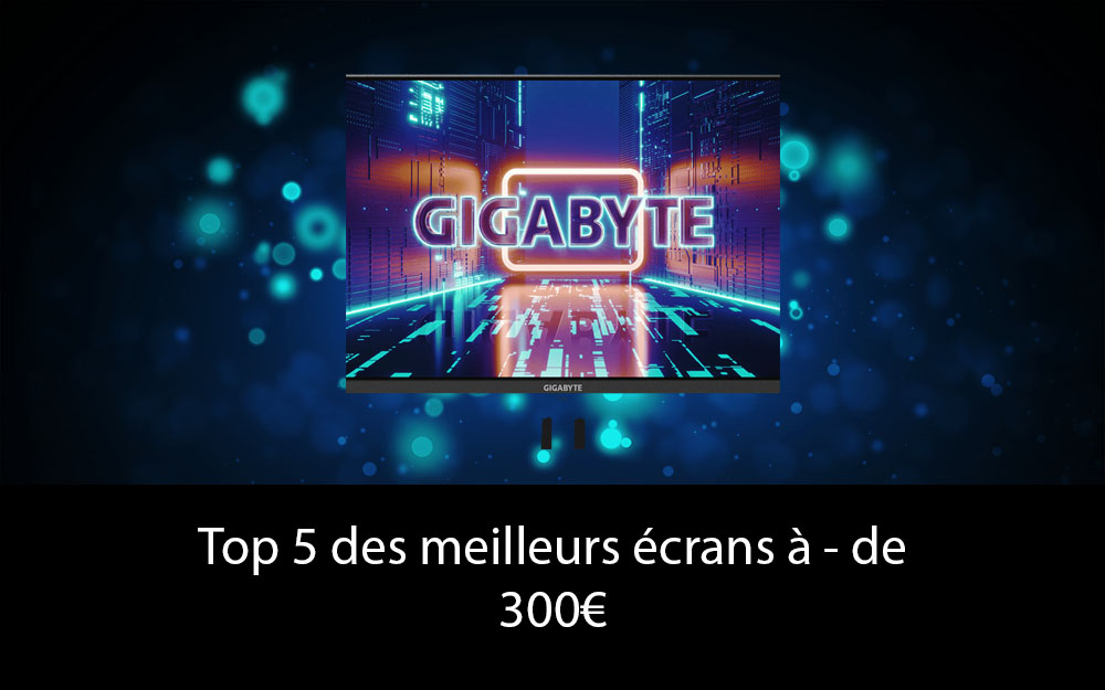 Top 5 des meilleurs écrans gamer à - de 300€