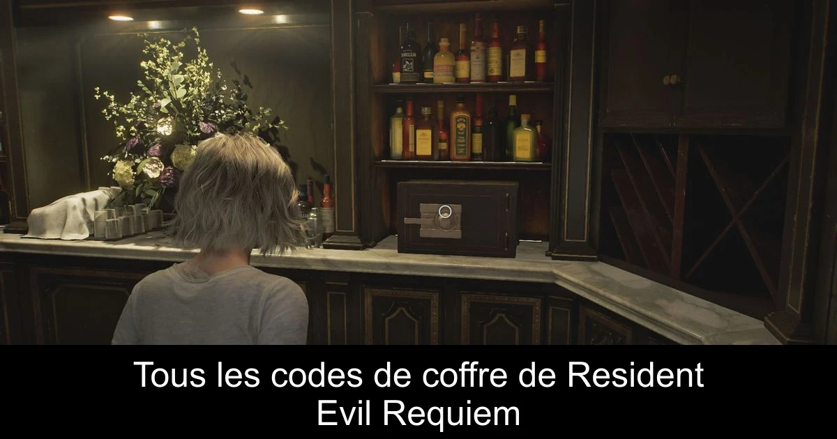 Tous les codes de coffre de Resident Evil Requiem