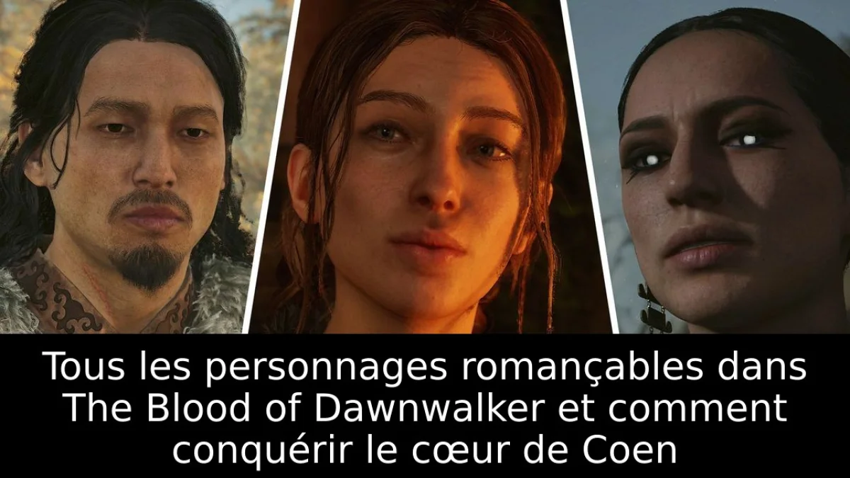 Romances The Blood of Dawnwalker : Anca, Crake et Lacra, toutes les étapes
