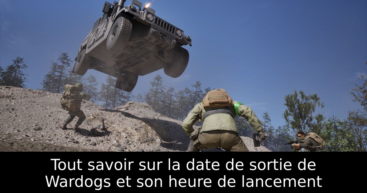 Tout savoir sur la date de sortie de Wardogs et son heure de lancement