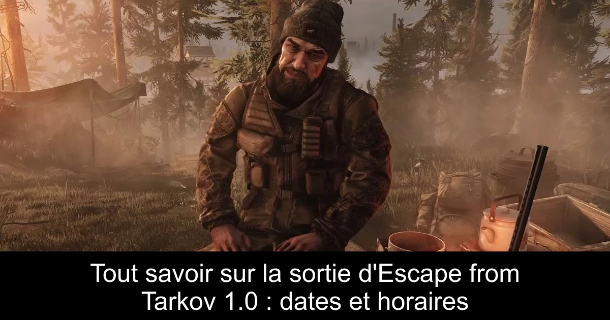 Tout savoir sur la sortie d'Escape from Tarkov 1.0 : dates et horaires