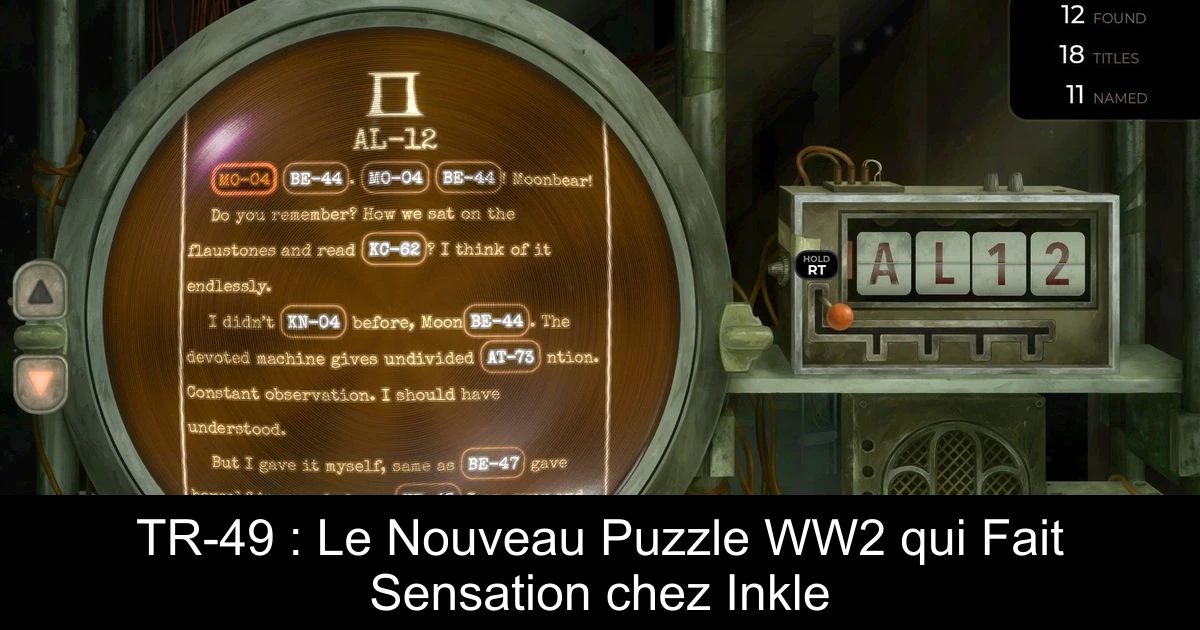 TR-49 : Le Nouveau Puzzle WW2 qui Fait Sensation chez Inkle