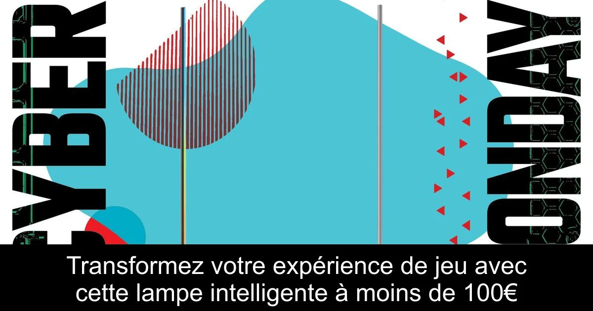 Transformez votre expérience de jeu avec cette lampe intelligente à moins de 100€