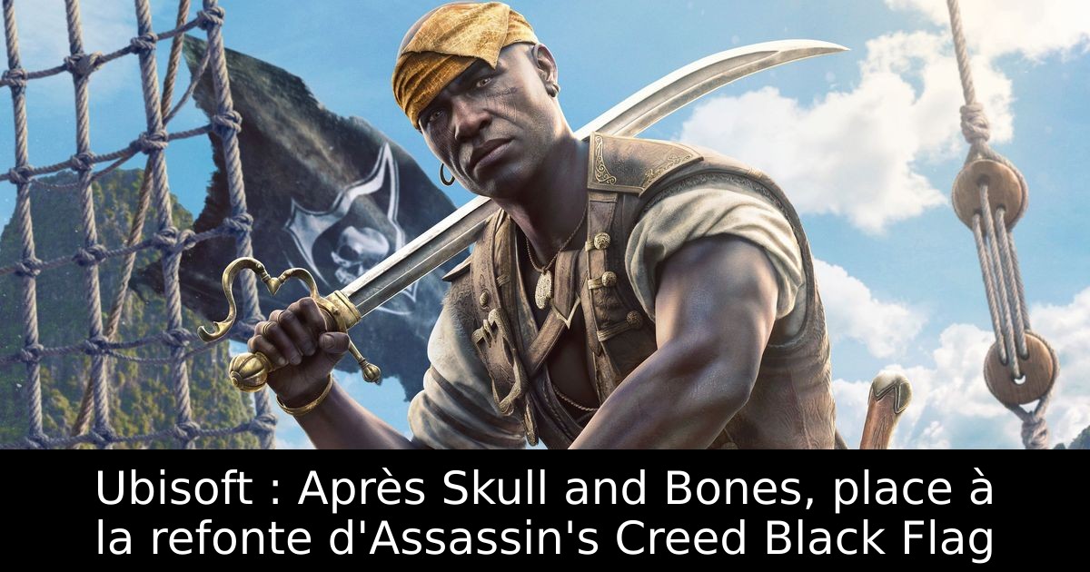 Ubisoft : Après Skull and Bones, place à la refonte d'Assassin's Creed Black Flag