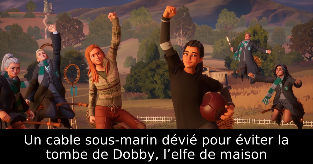 Un cable sous-marin dévié pour éviter la tombe de Dobby, l’elfe de maison