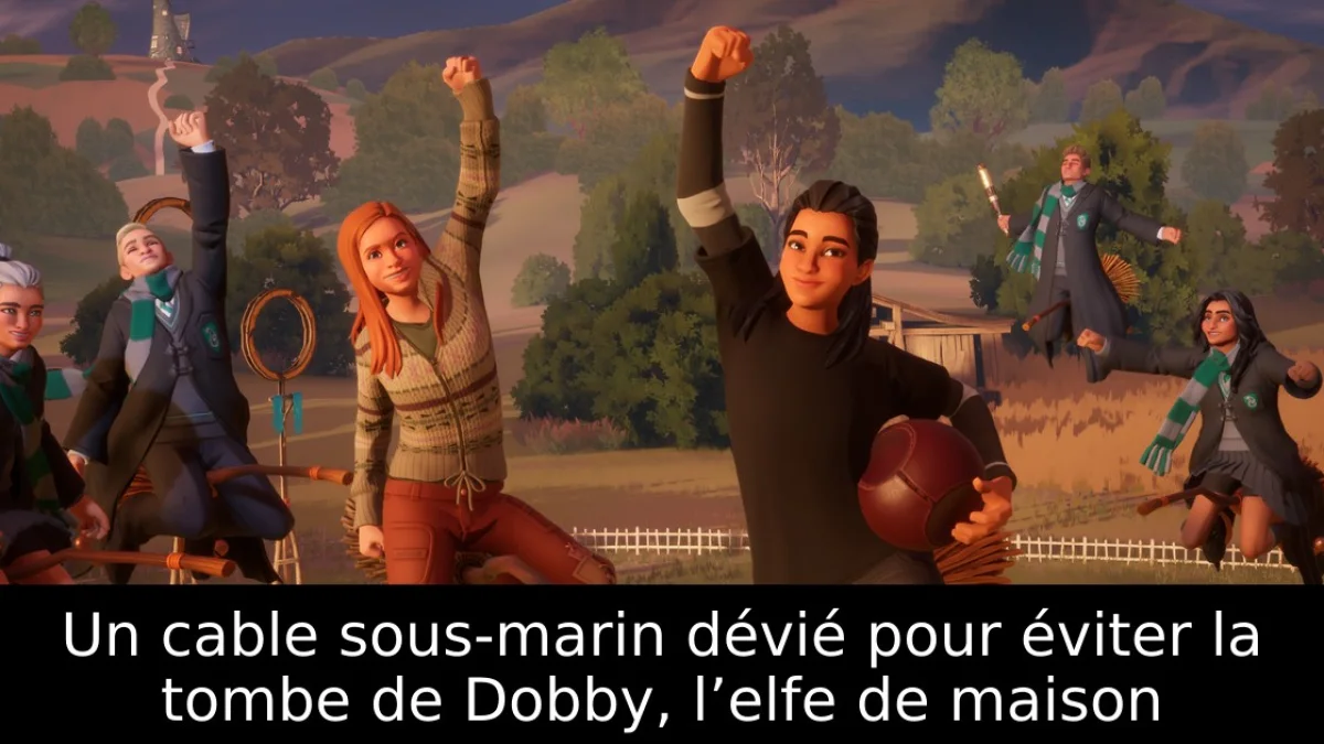 Un cable sous-marin dévié pour éviter la tombe de Dobby, l’elfe de maison