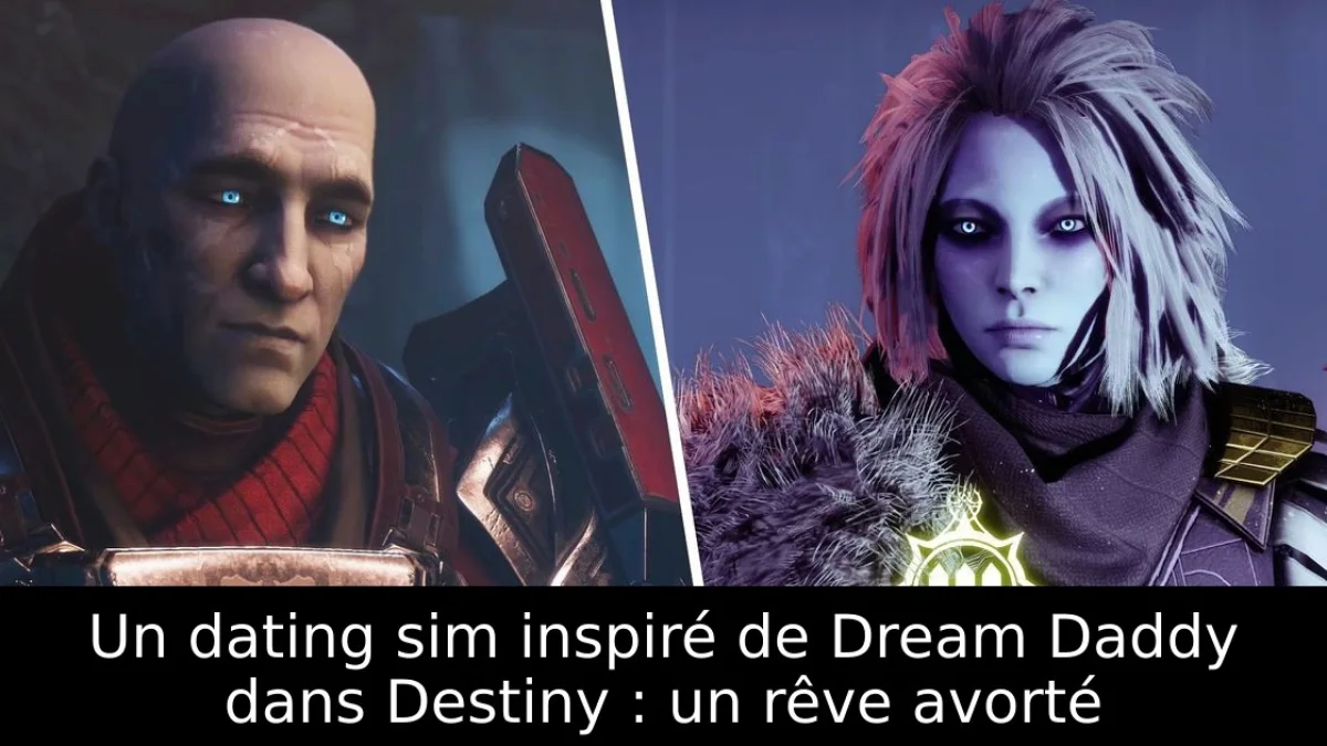 Un dating sim inspiré de Dream Daddy dans Destiny : un rêve avorté