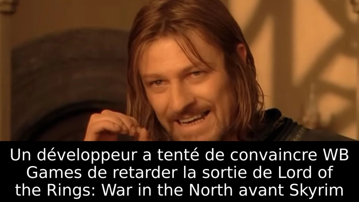 Un développeur a tenté de convaincre WB Games de retarder la sortie de Lord of the Rings: War in the North avant Skyrim