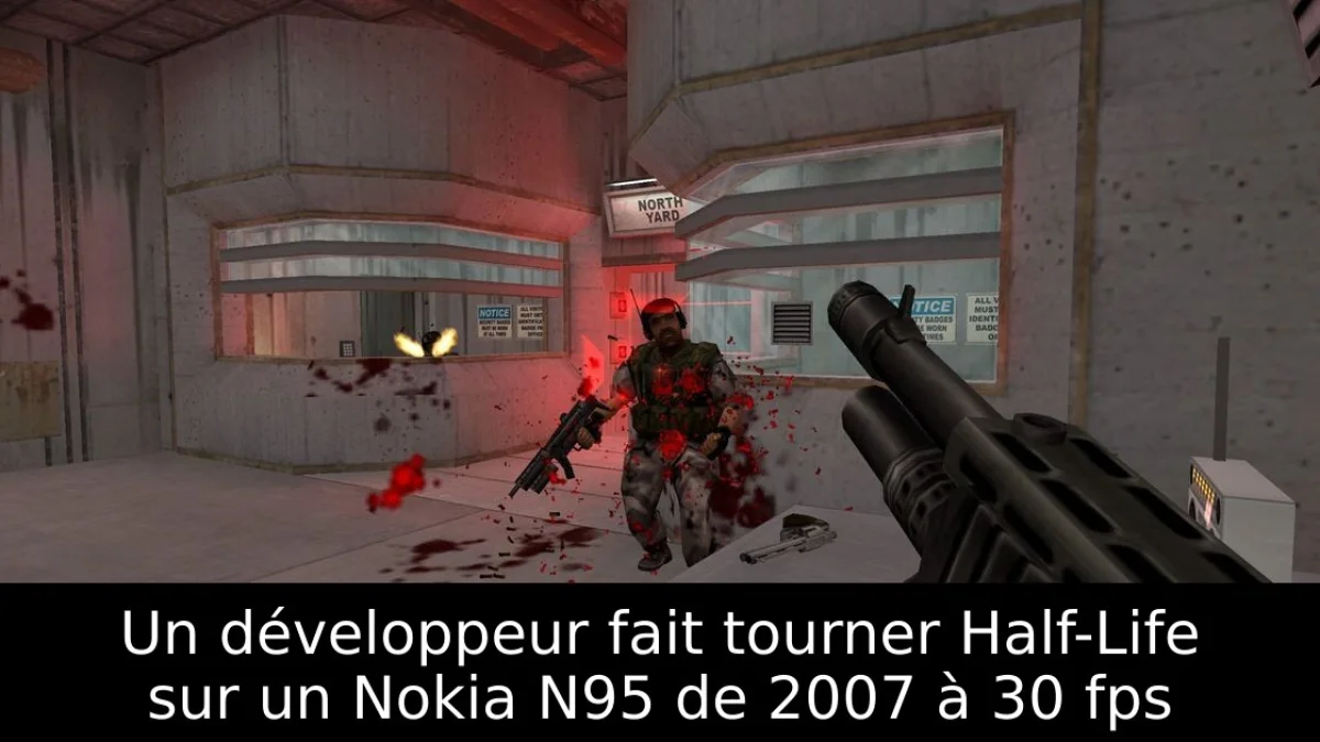 Un développeur fait tourner Half-Life sur un Nokia N95 de 2007 à 30 fps
