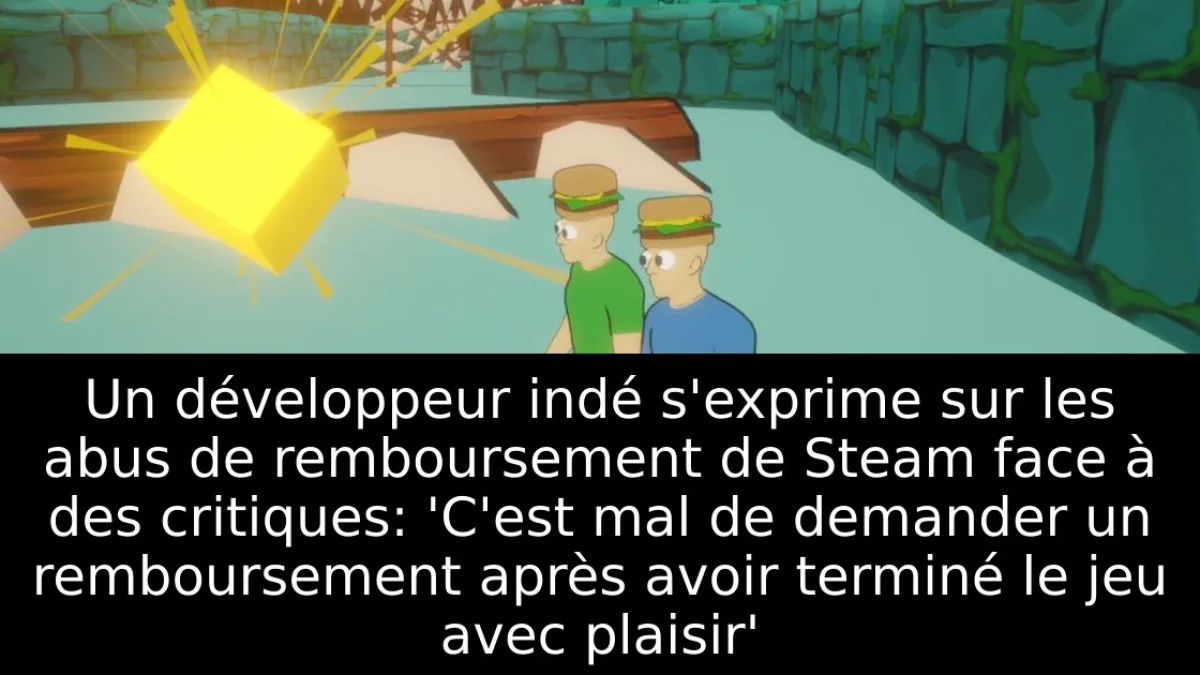 Un développeur indé s'exprime sur les abus de remboursement de Steam face à des critiques: 'C'est mal de demander un remboursement après avoir terminé le jeu avec plaisir'