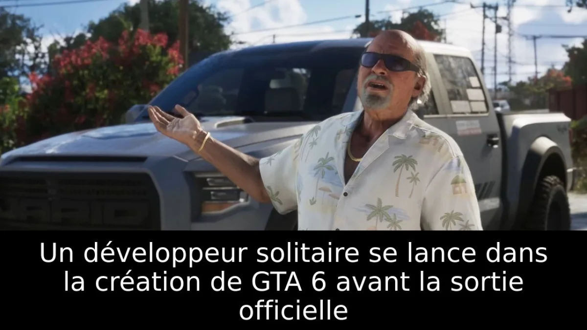 Un développeur solitaire se lance dans la création de GTA 6 avant la sortie officielle