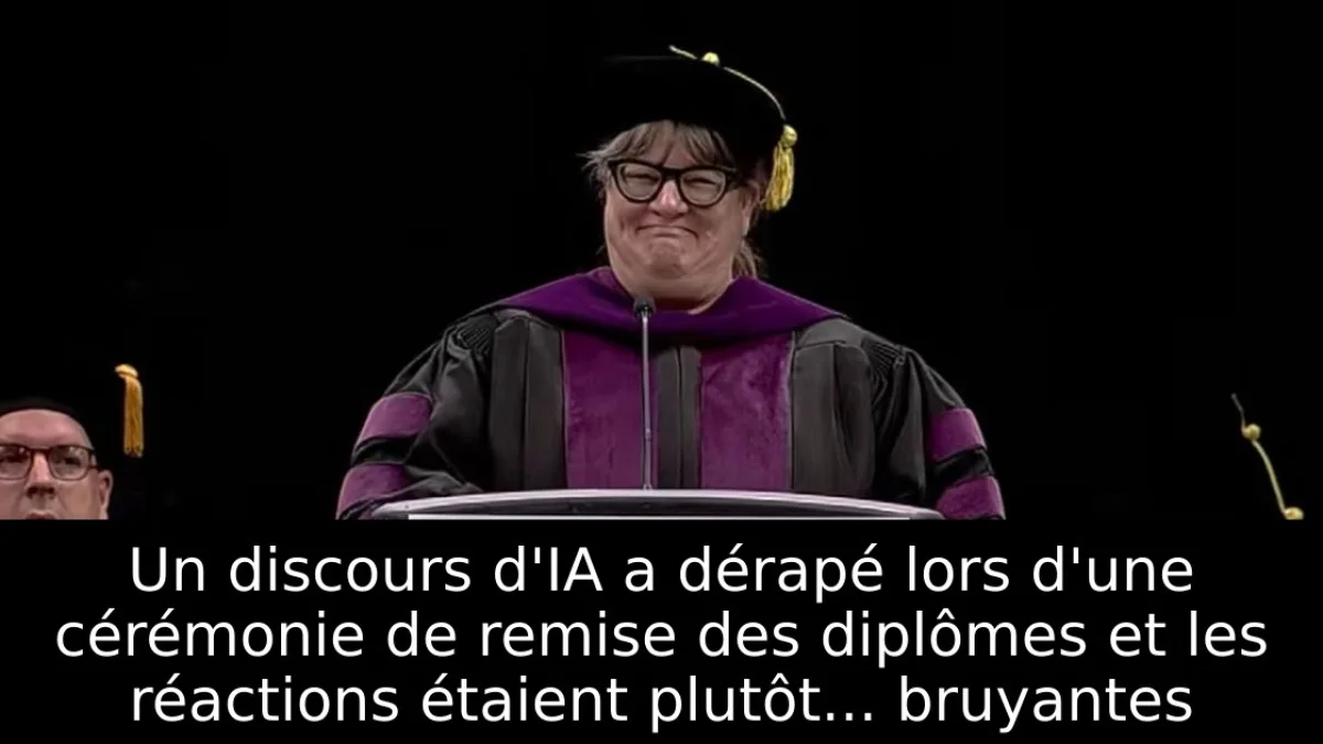 Un discours d'IA a dérapé lors d'une cérémonie de remise des diplômes et les réactions étaient plutôt... bruyantes