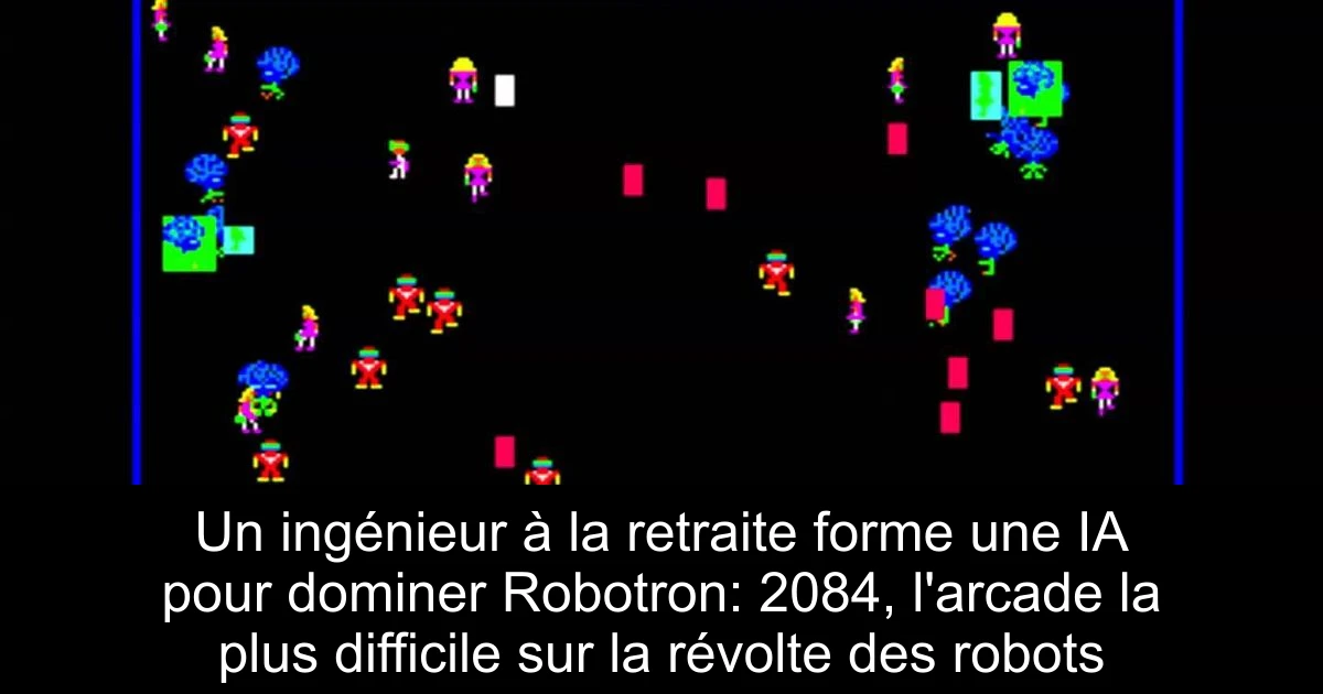 Un ingénieur à la retraite forme une IA pour dominer Robotron: 2084, l'arcade la plus difficile sur la révolte des robots