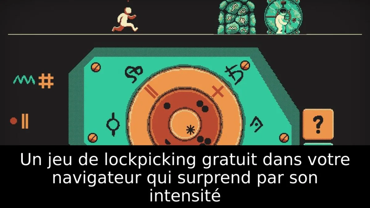 Un jeu de lockpicking gratuit dans votre navigateur qui surprend par son intensité