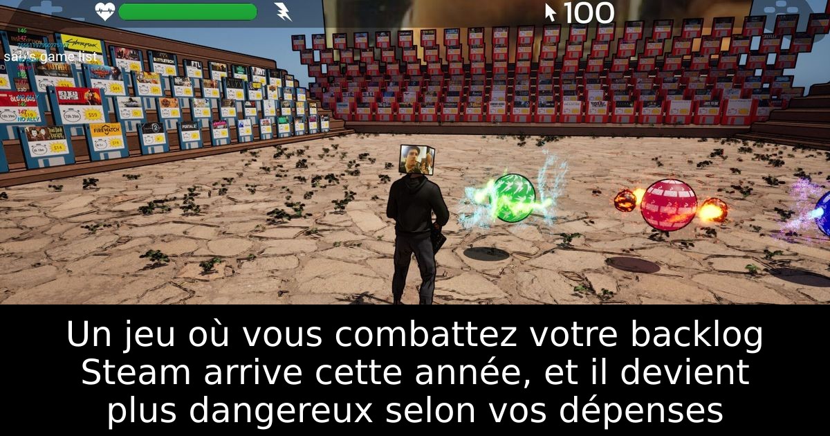 Un jeu où vous combattez votre backlog Steam arrive cette année, et il devient plus dangereux selon vos dépenses