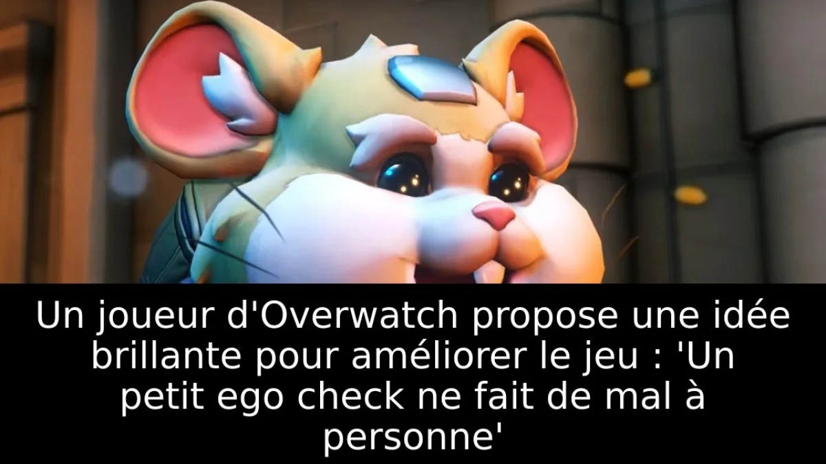 Un joueur d'Overwatch propose une idée brillante pour améliorer le jeu : 'Un petit ego check ne fait de mal à personne'