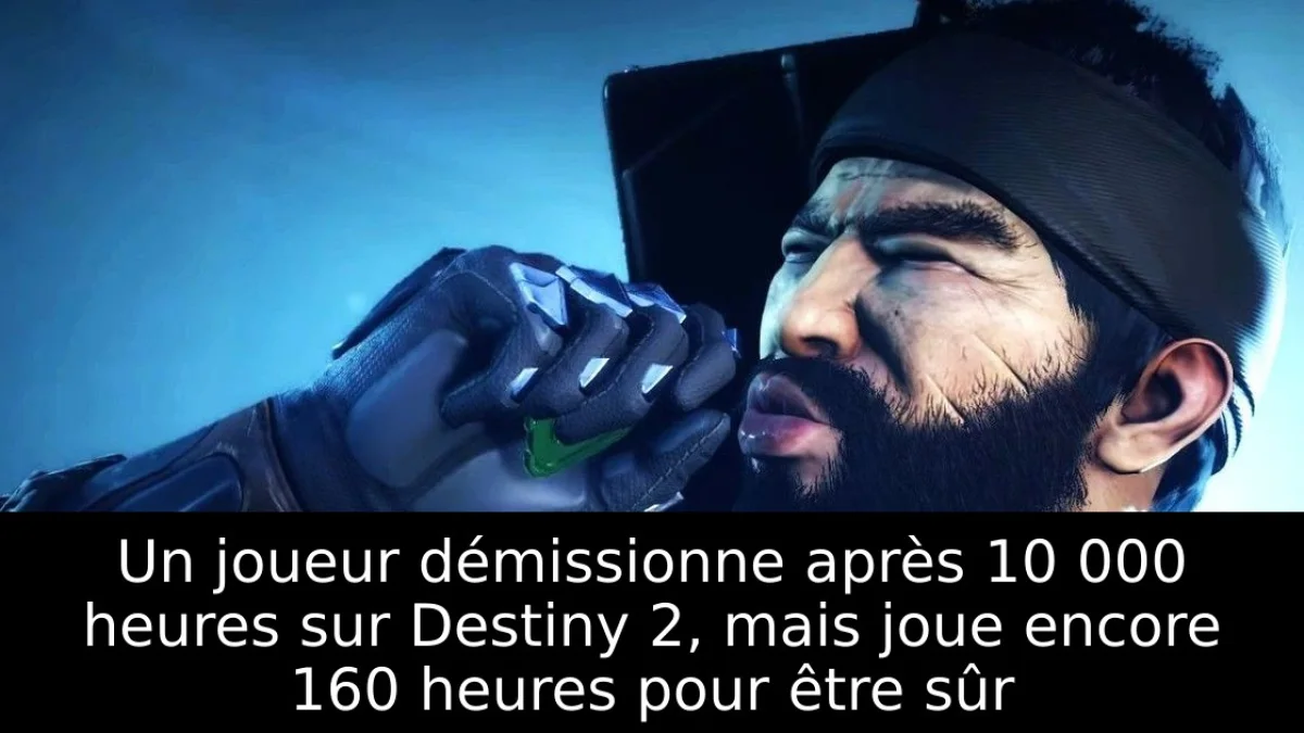 Un joueur démissionne après 10 000 heures sur Destiny 2, mais joue encore 160 heures pour être sûr