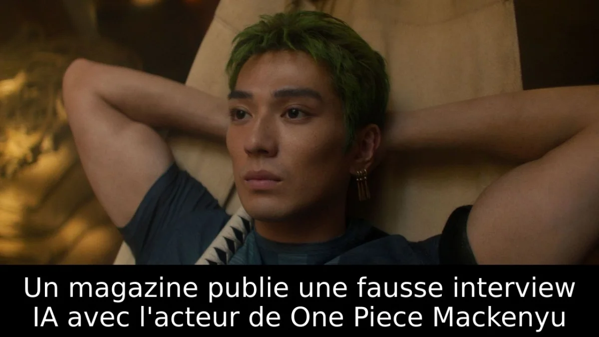 Un magazine publie une fausse interview IA avec l'acteur de One Piece Mackenyu