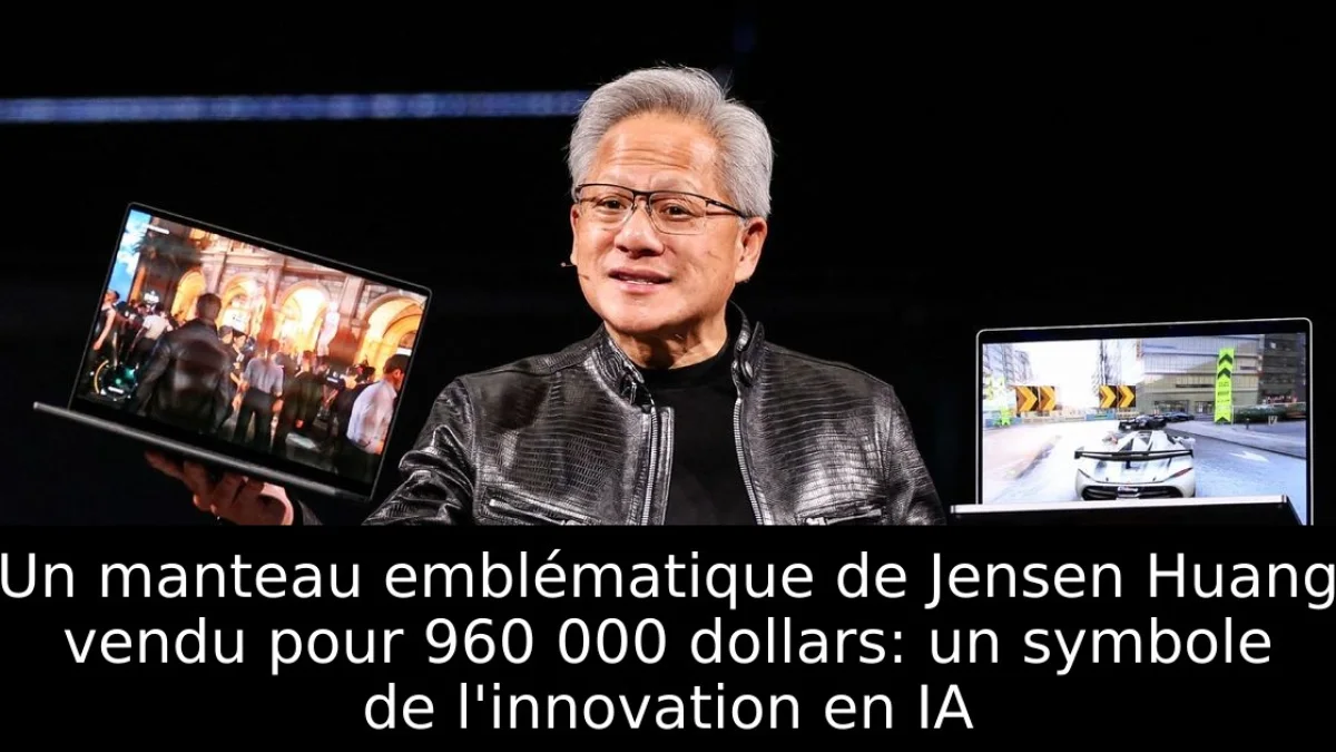 Un manteau emblématique de Jensen Huang vendu pour 960 000 dollars: un symbole de l'innovation en IA
