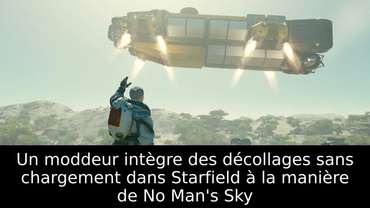 Un moddeur intègre des décollages sans chargement dans Starfield à la manière de No Man's Sky