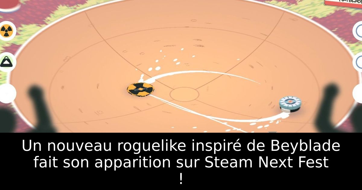 Un nouveau roguelike inspiré de Beyblade fait son apparition sur Steam Next Fest !