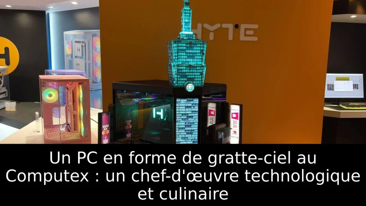 Un PC en forme de gratte-ciel au Computex : un chef-d'œuvre technologique et culinaire