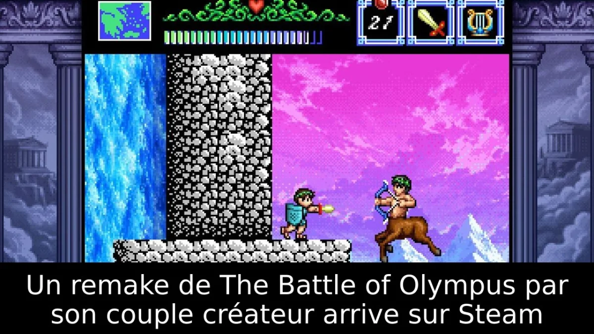 Un remake de The Battle of Olympus par son couple créateur arrive sur Steam