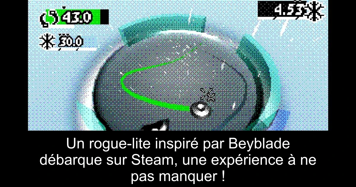 Un rogue-lite inspiré par Beyblade débarque sur Steam, une expérience à ne pas manquer !