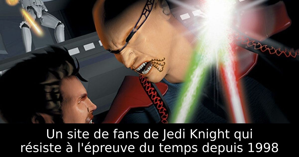 Un site de fans de Jedi Knight qui résiste à l'épreuve du temps depuis 1998