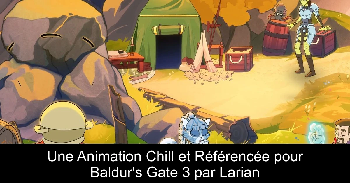 Une Animation Chill et Référencée pour Baldur's Gate 3 par Larian