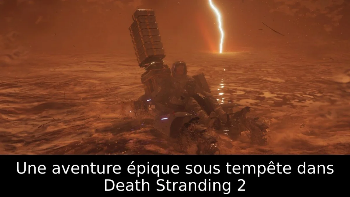 Une aventure épique sous tempête dans Death Stranding 2