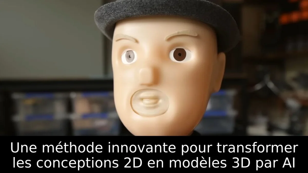 Une méthode innovante pour transformer les conceptions 2D en modèles 3D par AI