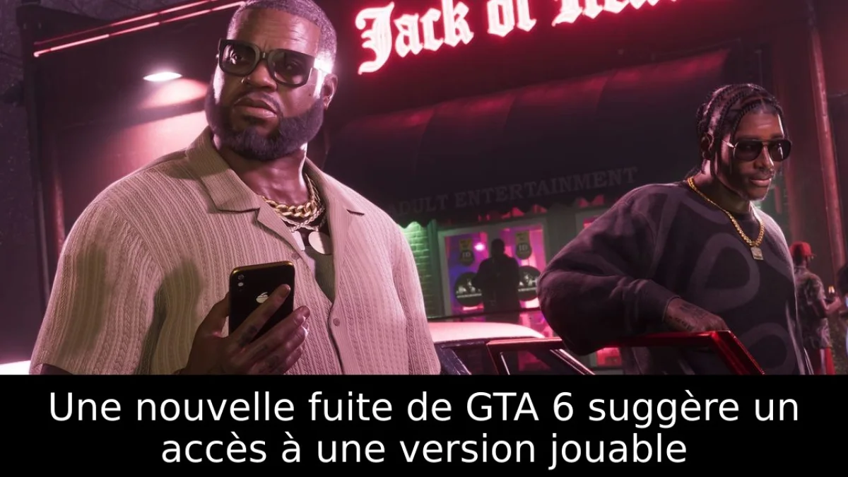 Une nouvelle fuite de GTA 6 suggère un accès à une version jouable