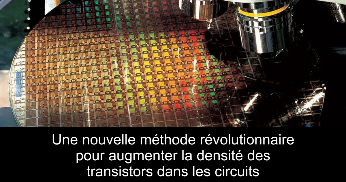 Une nouvelle méthode révolutionnaire pour augmenter la densité des transistors dans les circuits