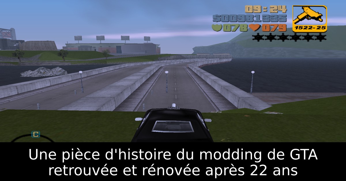 Une pièce d'histoire du modding de GTA retrouvée et rénovée après 22 ans
