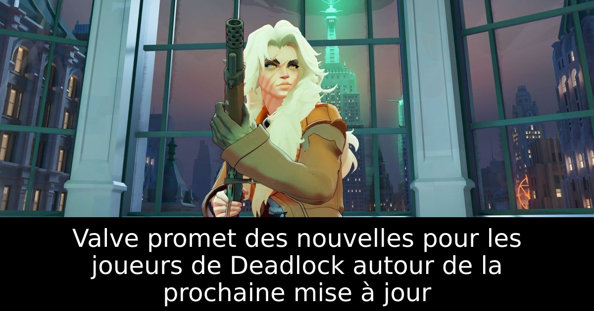 Valve promet des nouvelles pour les joueurs de Deadlock autour de la prochaine mise à jour