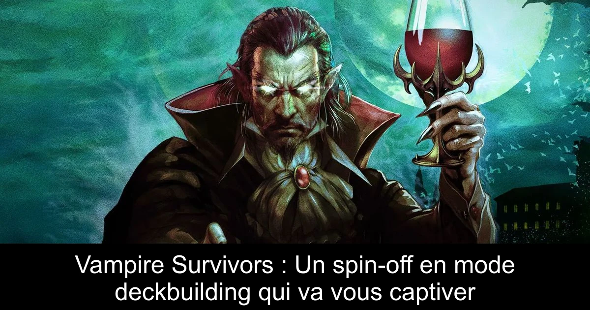 Vampire Survivors : Un spin-off en mode deckbuilding qui va vous captiver