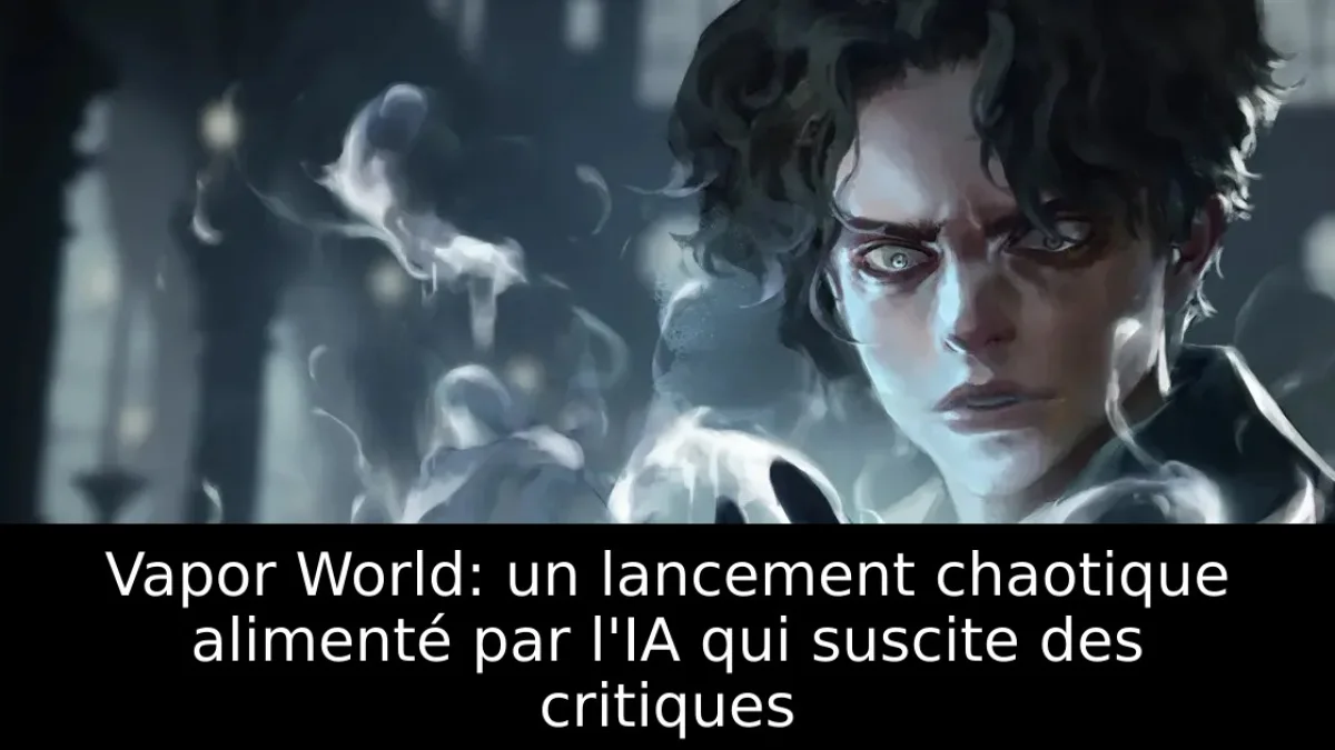 Vapor World: un lancement chaotique alimenté par l'IA qui suscite des critiques