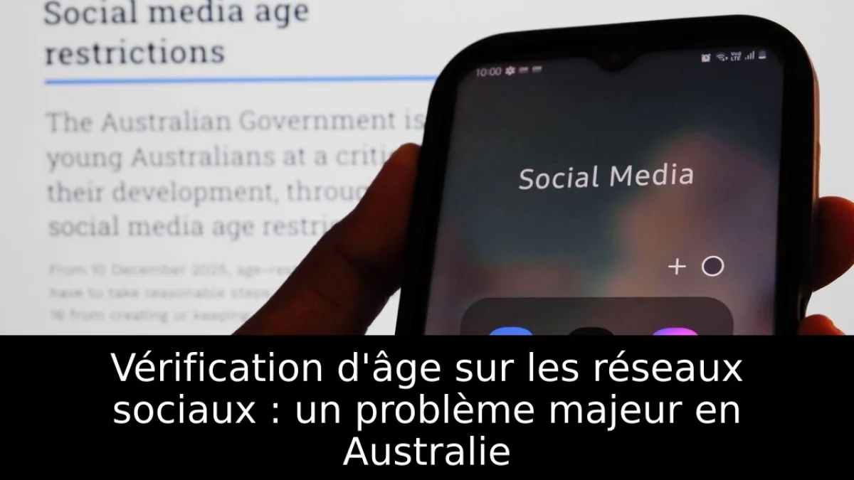 Vérification d'âge sur les réseaux sociaux : un problème majeur en Australie