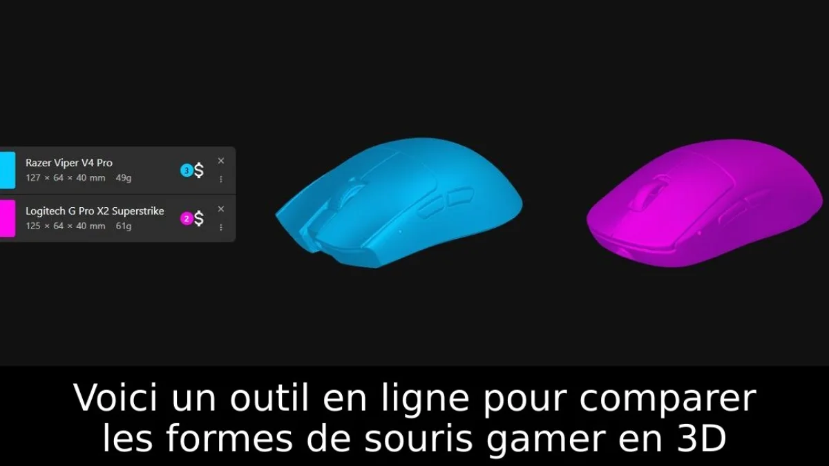 Voici un outil en ligne pour comparer les formes de souris gamer en 3D