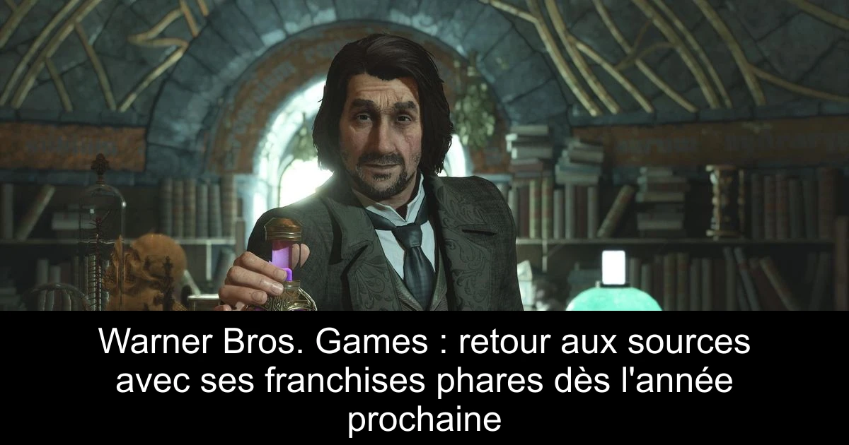 Warner Bros. Games : retour aux sources avec ses franchises phares dès l'année prochaine
