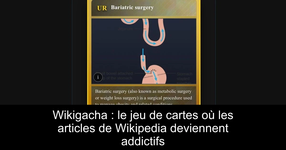 Wikigacha : le jeu de cartes où les articles de Wikipedia deviennent addictifs