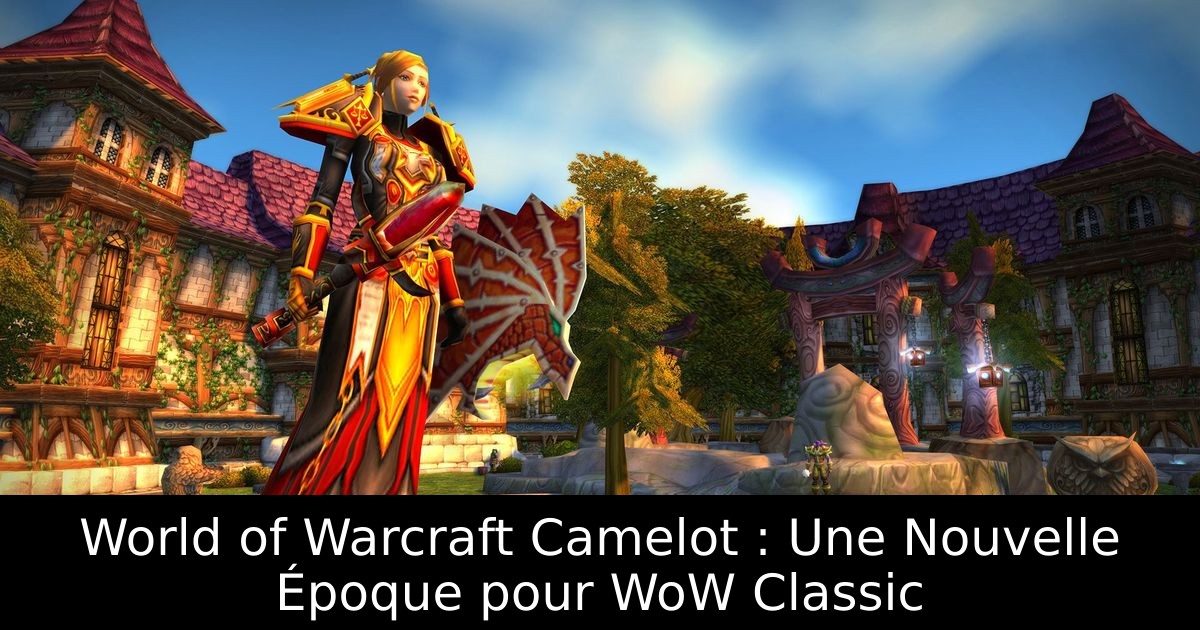 World of Warcraft Camelot : Une Nouvelle Époque pour WoW Classic