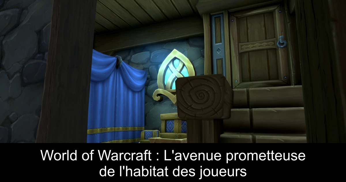 World of Warcraft : L'avenue prometteuse de l'habitat des joueurs
