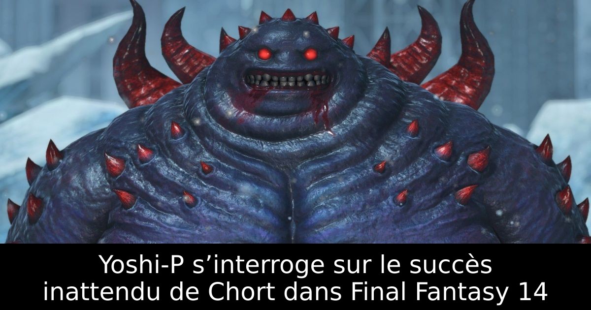 Yoshi-P s’interroge sur le succès inattendu de Chort dans Final Fantasy 14
