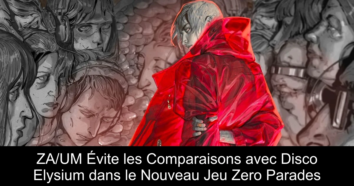 ZA/UM Évite les Comparaisons avec Disco Elysium dans le Nouveau Jeu Zero Parades