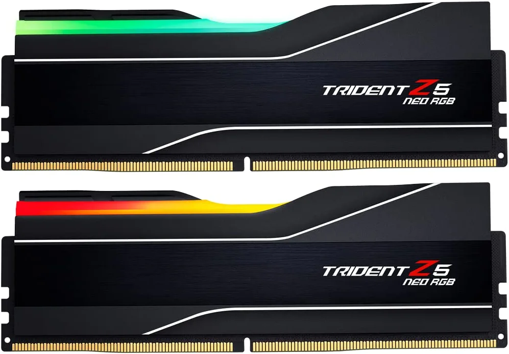 Kit Mémoire G.Skill Trident Z5 NEO RGB Series - 32Go (2X 16Go), 288-Pin SDRAM DDR5 6000 (PC5-48000) CL30-38-38-96 1,35V